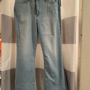 Joe's Jeans Blue Flare Wide Leg Denim